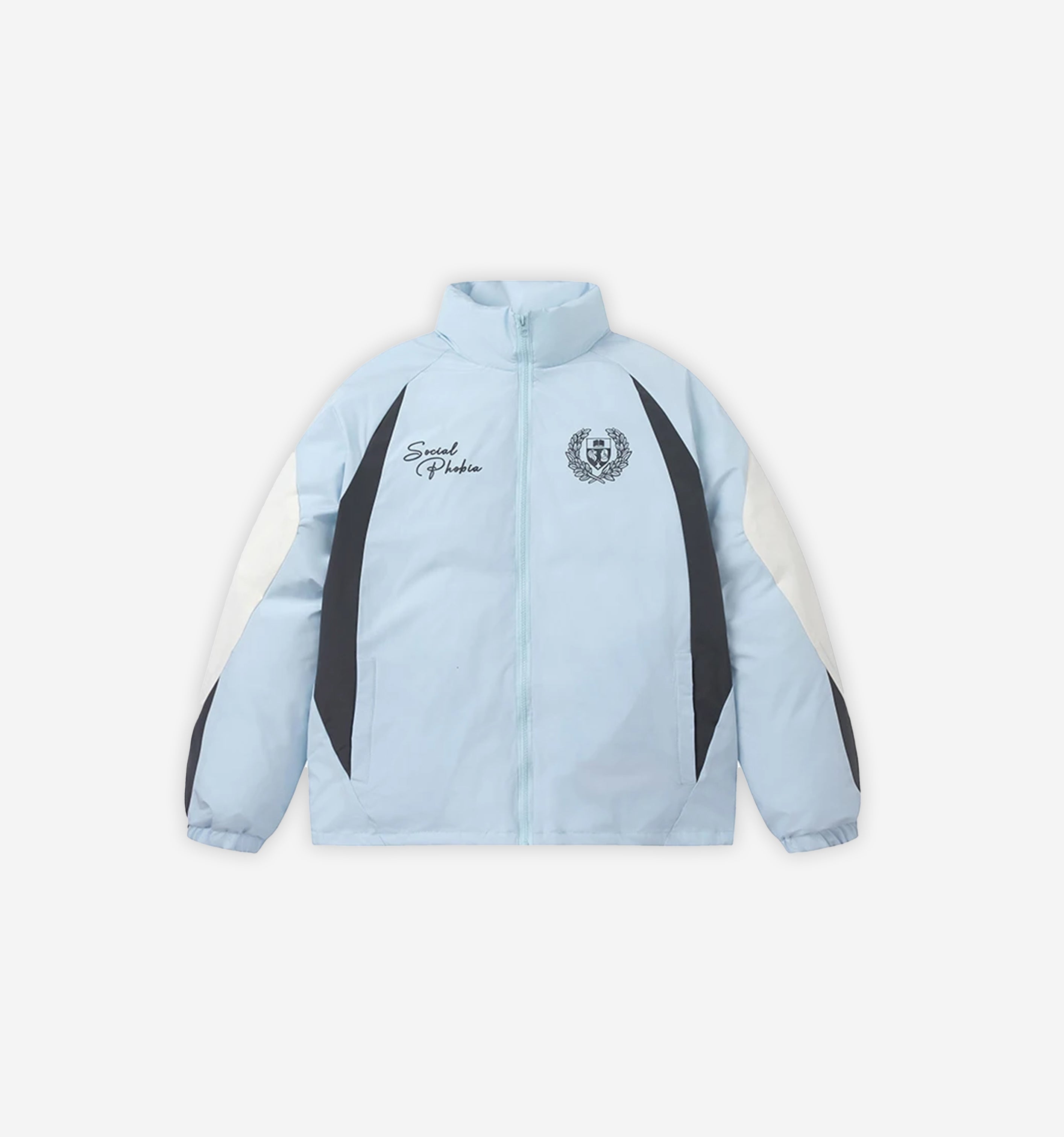 "Social Phobia" Puffer Jacket - 2K WRLD