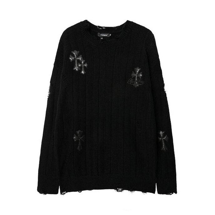 2KWRLD™ Distressed Cross Knit - 2K WRLD