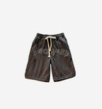 Light apricot 2KWRLD casual shorts with a relaxed fit, perfect for comfortable everyday wear.