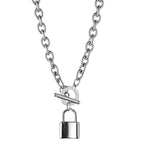 Black Lockdown Chain by 2KWRLD, sturdy metal chain designed for secure locking applications.