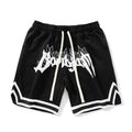 Black Bombjam shorts by 2KWRLD featuring a relaxed fit and casual style, displayed flat on a white background.
