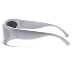 Pair of Aero Glasses by 2KWRLD with sleek transparent frames and clear lenses, displayed on a neutral background.