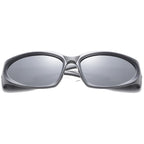 Pair of Aero Glasses by 2KWRLD with clear lenses and sleek frame, designed for stylish eyewear.