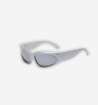 Clear Aero Glasses by 2KWRLD with sleek frame and transparent lenses, designed for stylish eyewear.