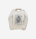Black Storm Sweater by 2KWRLD featuring a cozy knit design and a relaxed fit, perfect for casual wear.