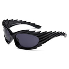 Orange Flame Glasses by 2KWRLD featuring vibrant flame design and stylish frame, perfect for bold fashion statements.
