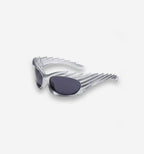 Orange Flame Glasses by 2KWRLD featuring vibrant flame design and stylish frame for a bold, eye-catching look