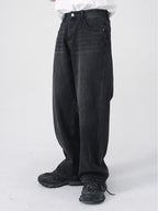 Pair of 2KWRLD Urban Eclipse Straight Denim jeans showing classic fit and dark wash fabric.