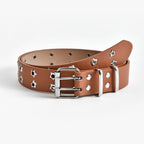 White star belt by 2KWRLD, 110cm length with star-shaped buckle and design, perfect for casual fashion accessories.