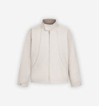 Beige jacket on a white background