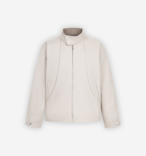 Beige jacket on a white background