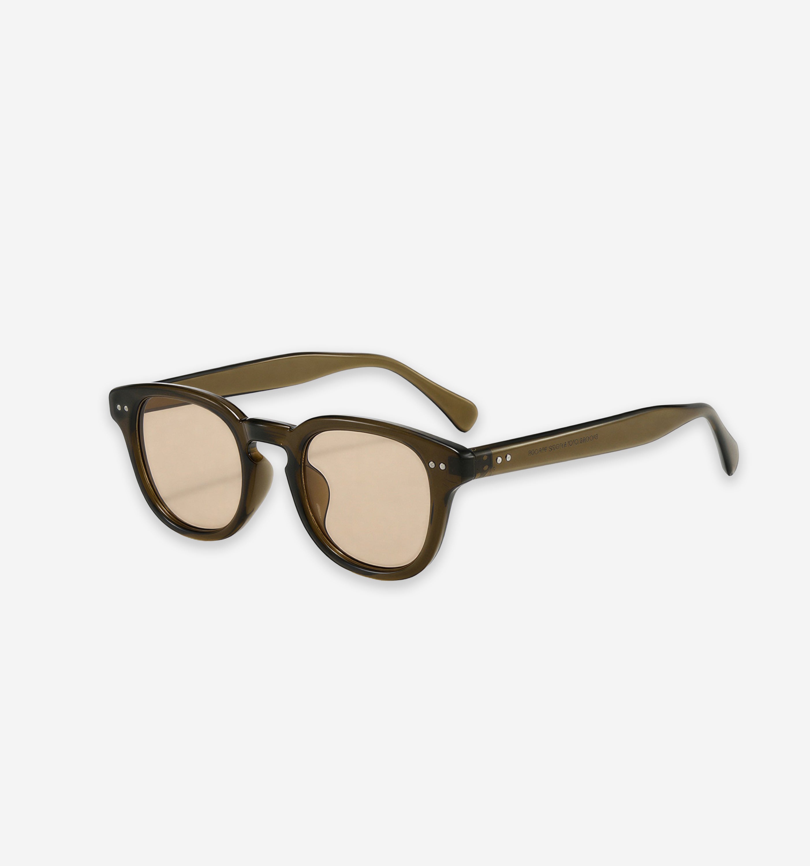 Calverton sunglasses by 2KWRLD featuring stylish black frames and dark tinted lenses, resting on a white surface.