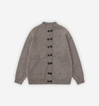 Saturn Cardigan by 2KWRLD featuring a cozy knit fabric, button-up front, and relaxed fit in a stylish, neutral color.