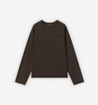 2KWRLD base layer longsleeve in black, close-up of soft, fitted fabric suitable for outdoor activities and layering.