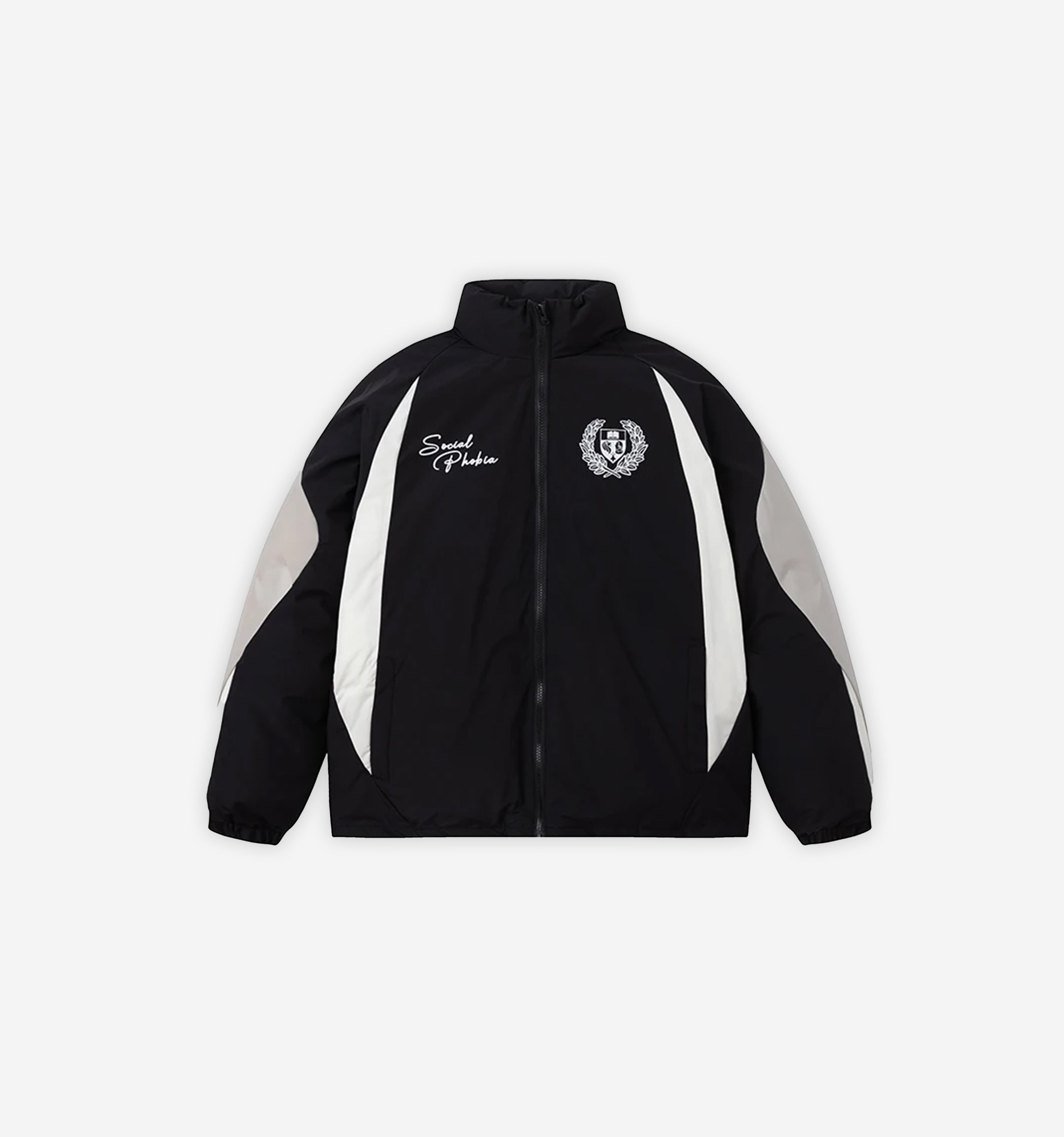 "Social Phobia" Puffer Jacket - 2K WRLD