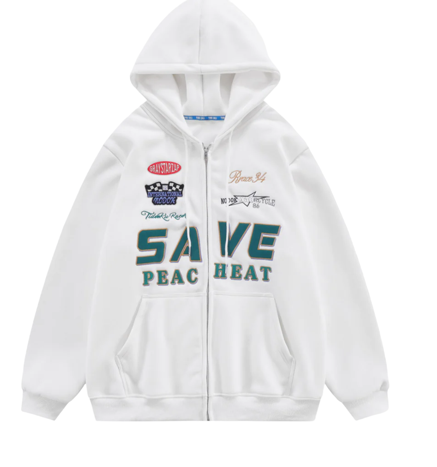 2KWRLD "Save" Zip-Up