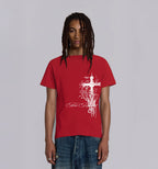 Stencil Cross T-Shirt (200 GSM) - 2K WRLD