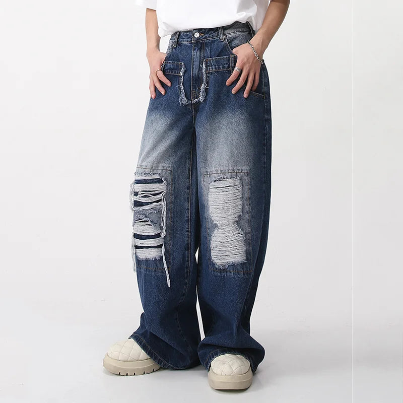 2KWRLD™ Damaged Denim - 2K WRLD