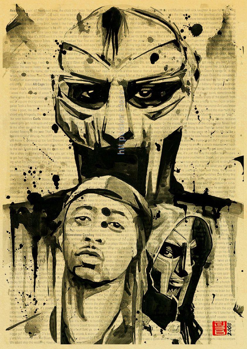 MF Doom poster - 2K WRLD