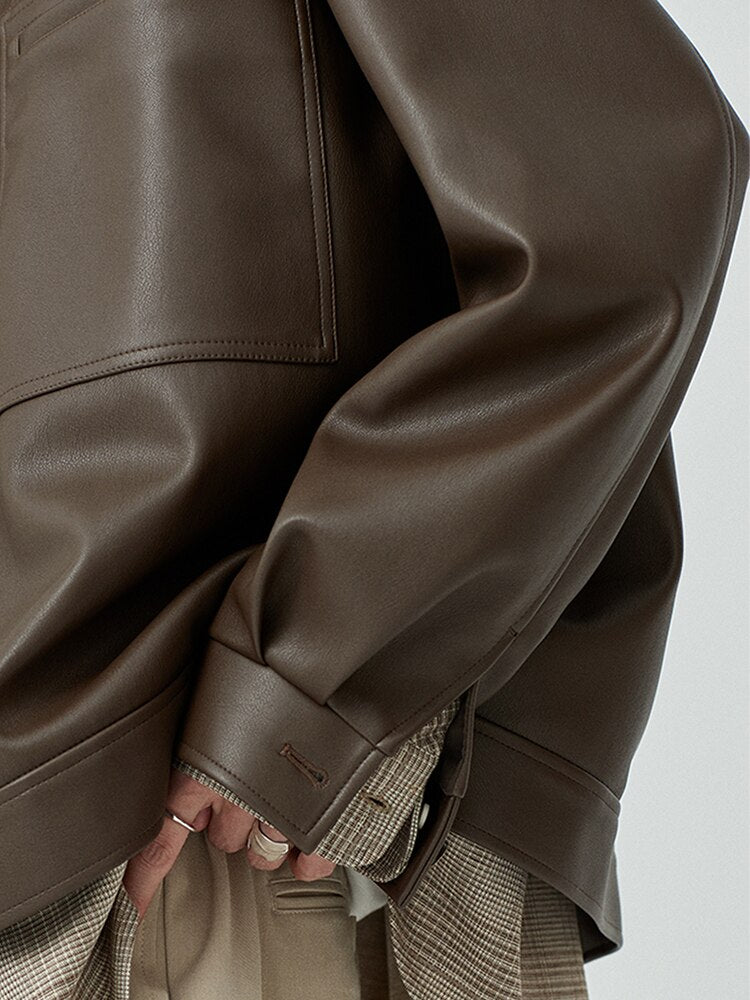 2KWRLD™ Leather Look Jacket | 2K WRLD