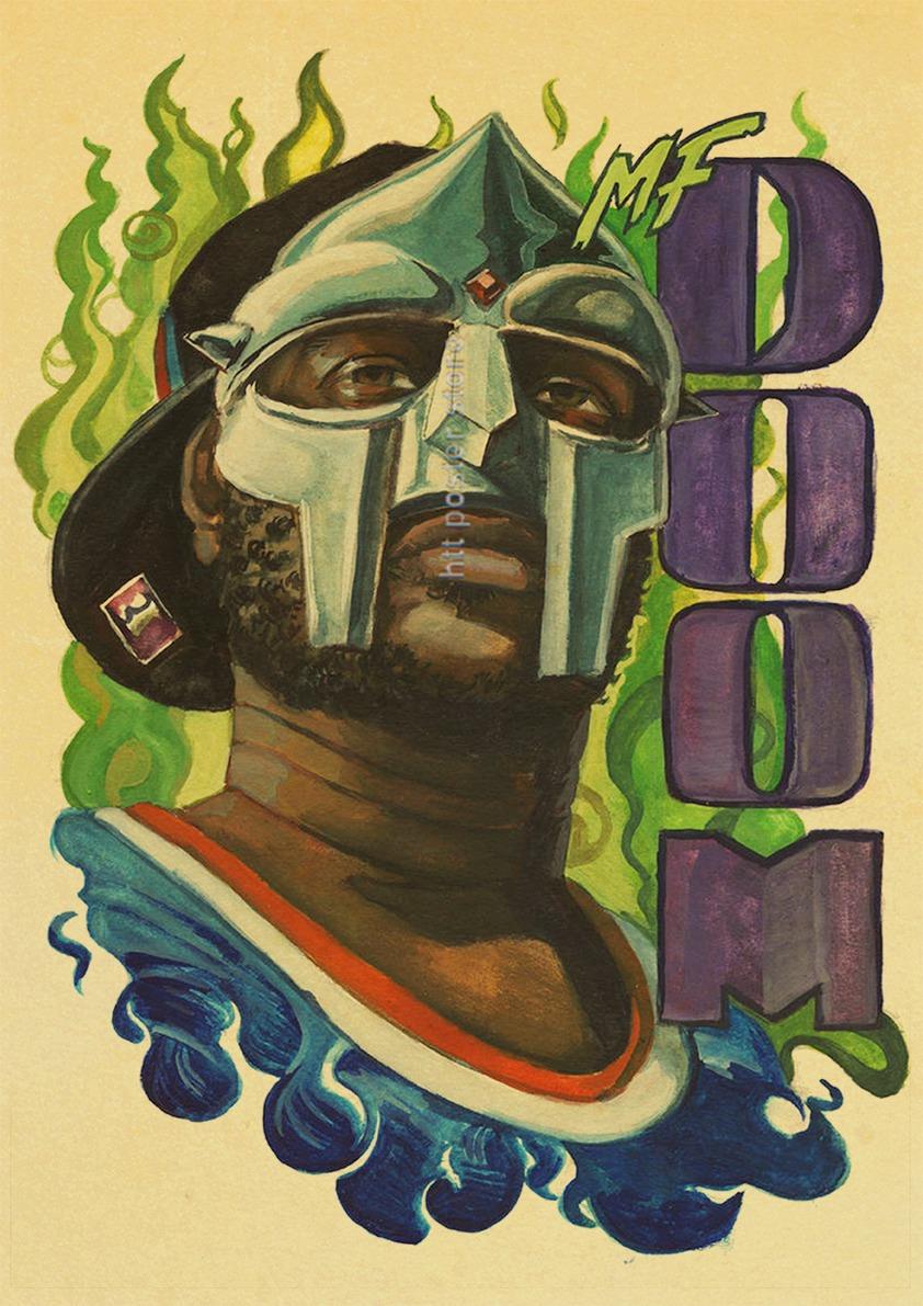 MF Doom poster - 2K WRLD