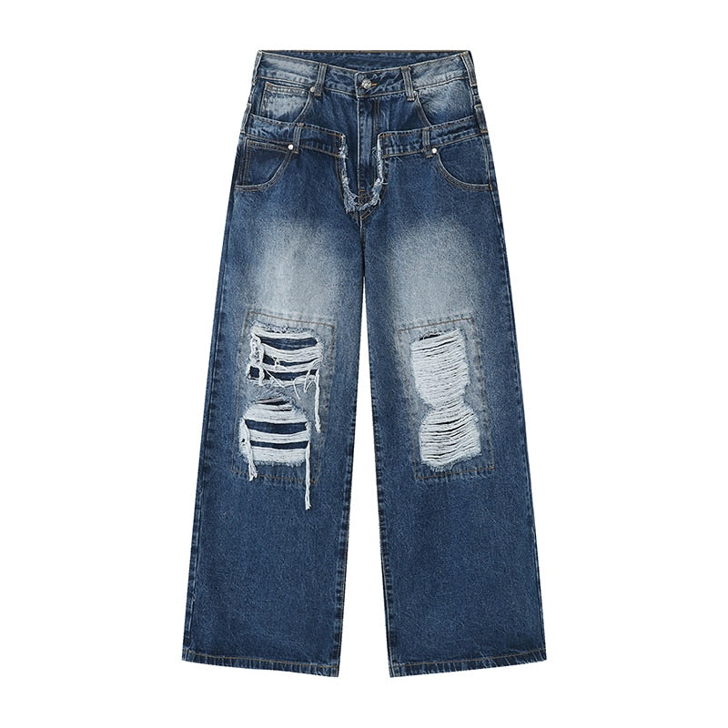 2KWRLD™ Damaged Denim - 2K WRLD