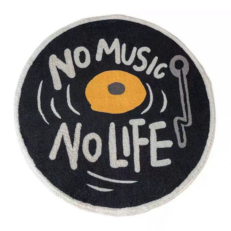 2KWRLD™ "No Music No Life" CD Rug - 2K WRLD