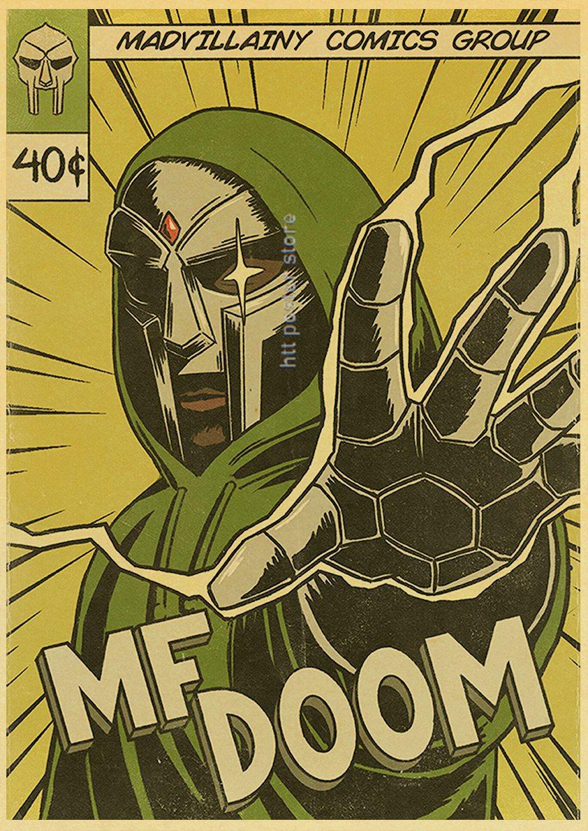 MF Doom poster - 2K WRLD