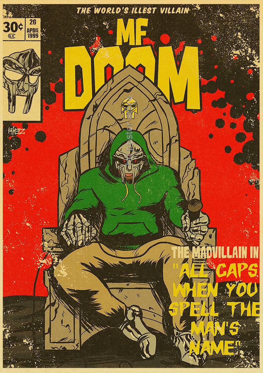 MF Doom poster - 2K WRLD