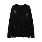 2KWRLD™ Distressed Cross Knit - 2K WRLD