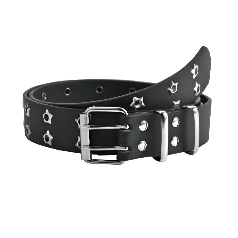 [EENK] / ☆ XINDA Buckle Belt / Black XINDA Buckle Belt - Black : EENK SHOP