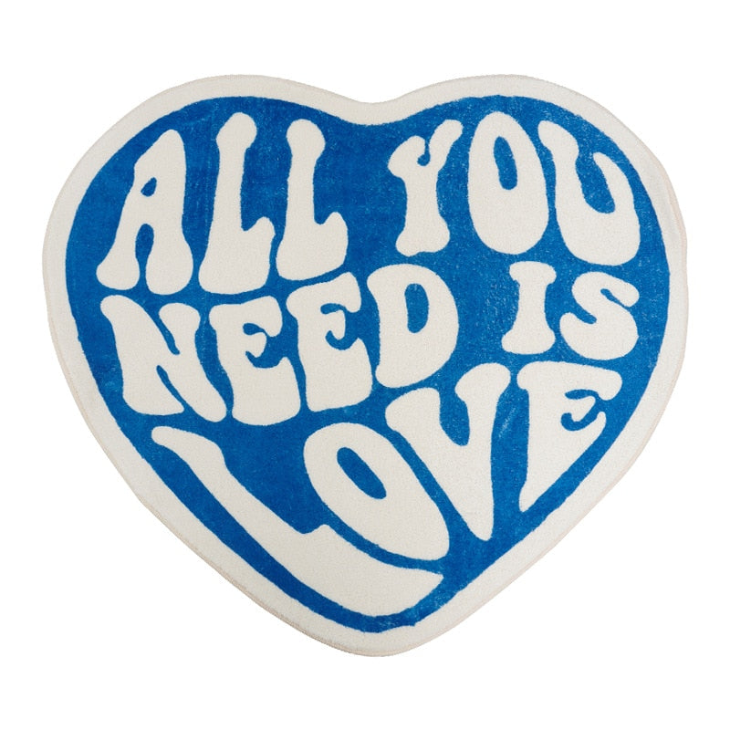 2KWRLD™ "All I need is love" Rug - 2K WRLD