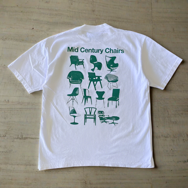 Mid Century Chairs T-Shirt - 2K WRLD