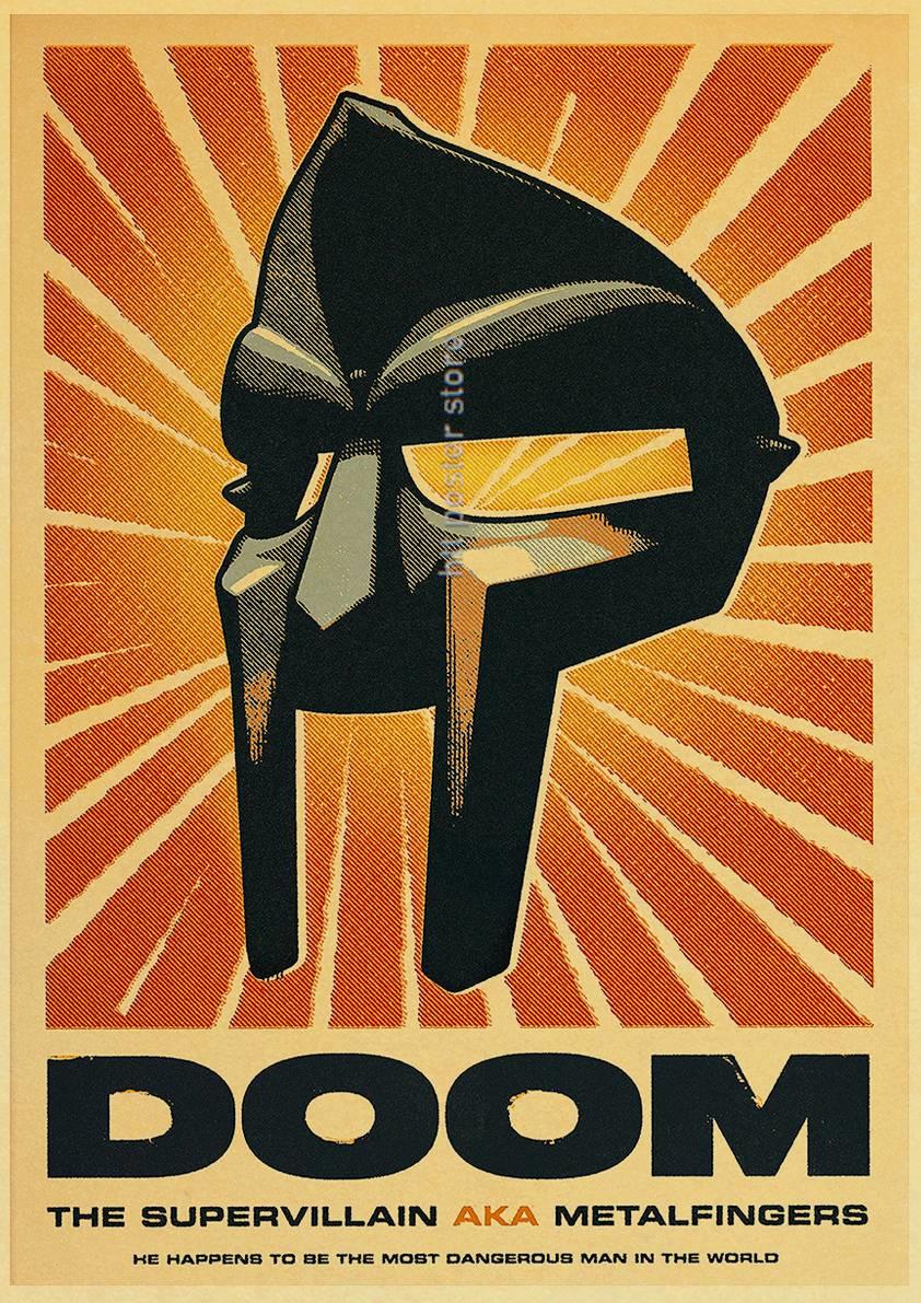 MF Doom poster - 2K WRLD