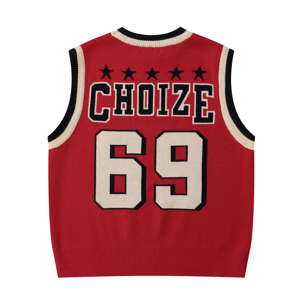 Black 2KWRLD Choize vest with a sleek, fitted design and zip closure, shown on a mannequin.