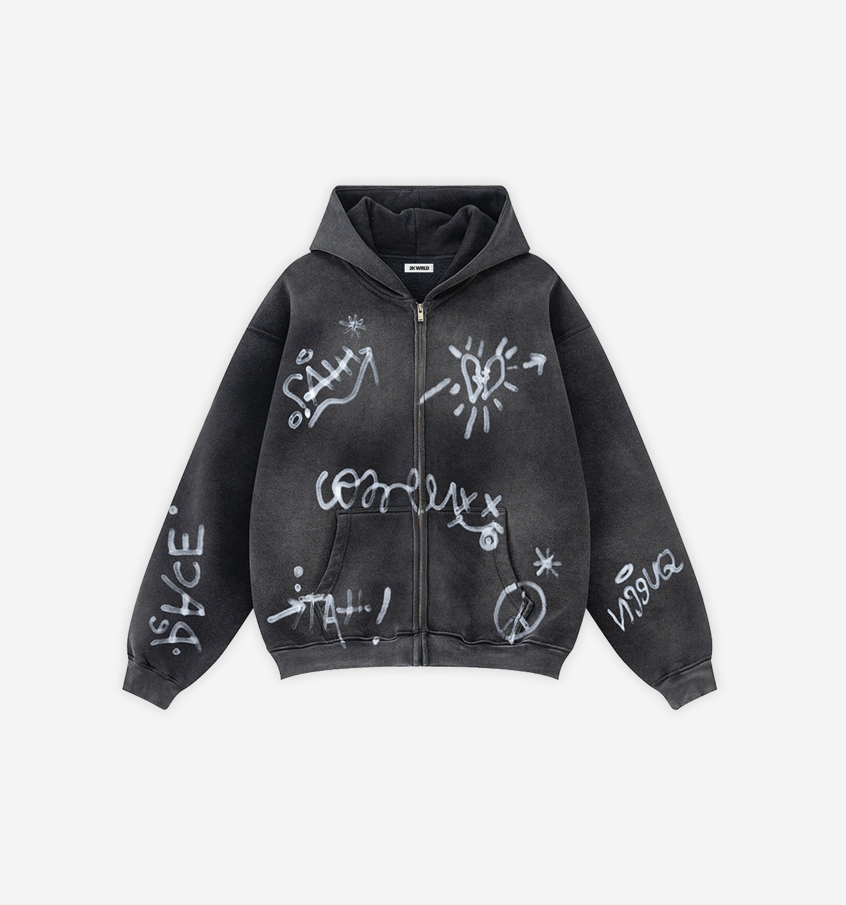 Graffiti Zip-up – 2K WRLD