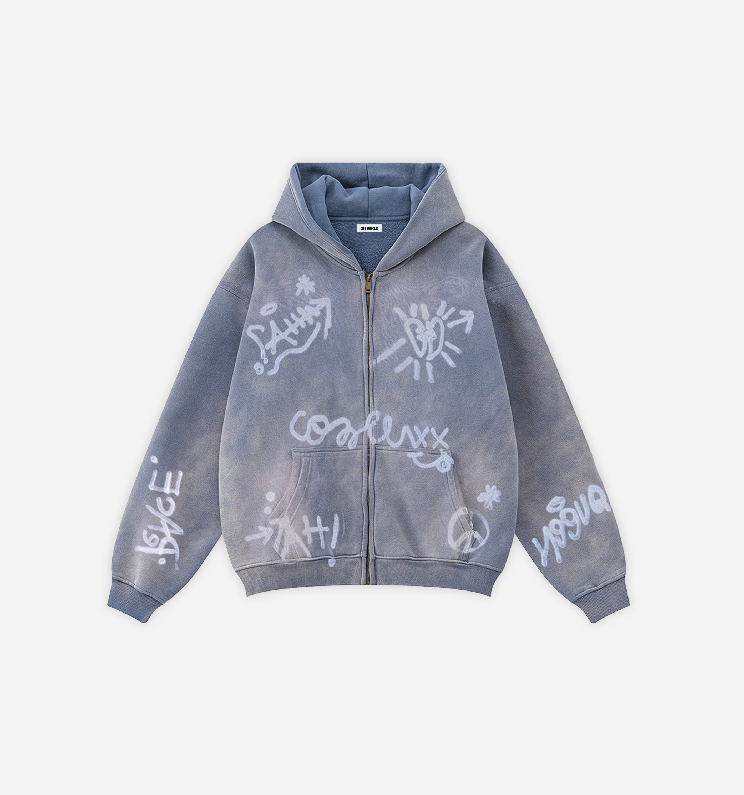 Grafitti Zip-up - 2K WRLD