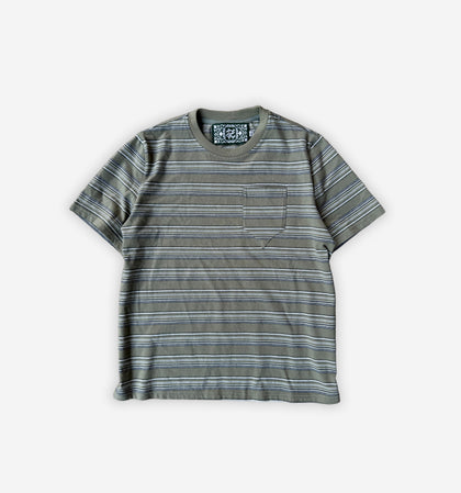 Moss Striped Tee