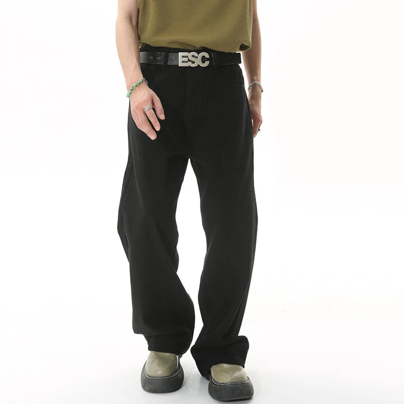 Khaki Stellar Light Denim by 2KWRLD showing the light-wash denim fabric and stylish fit.