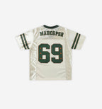 Black star jersey by 2KWRLD featuring a bold star graphic on the front, made from lightweight, comfortable fabric.