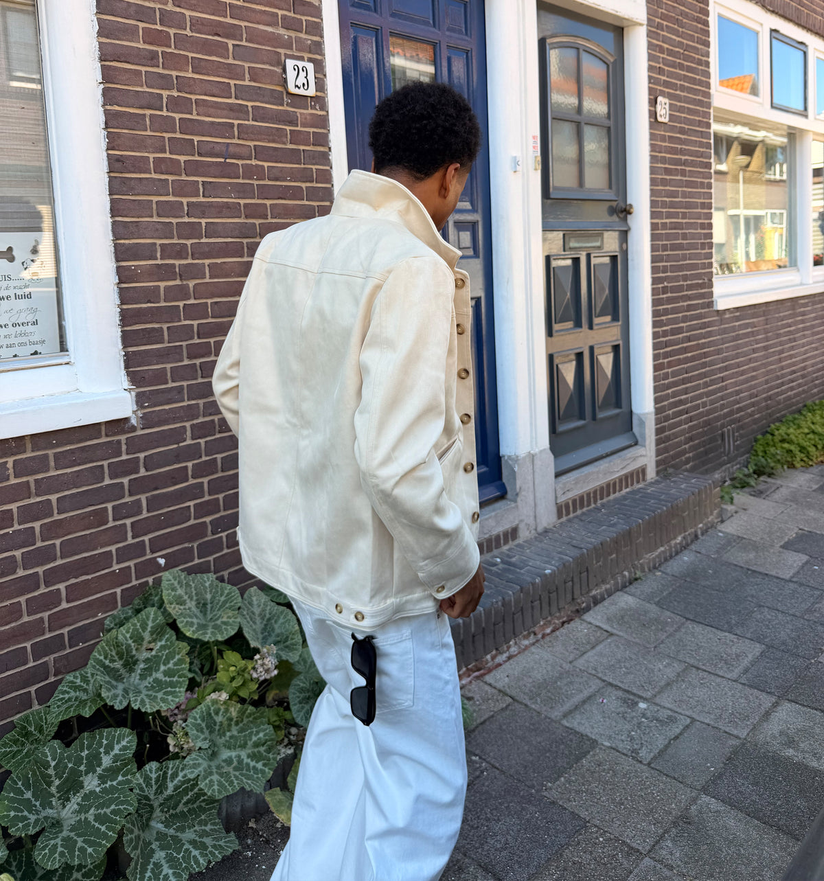 Villa Cream Suede Jacket V2