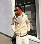 Villa Cream Suede Jacket V2