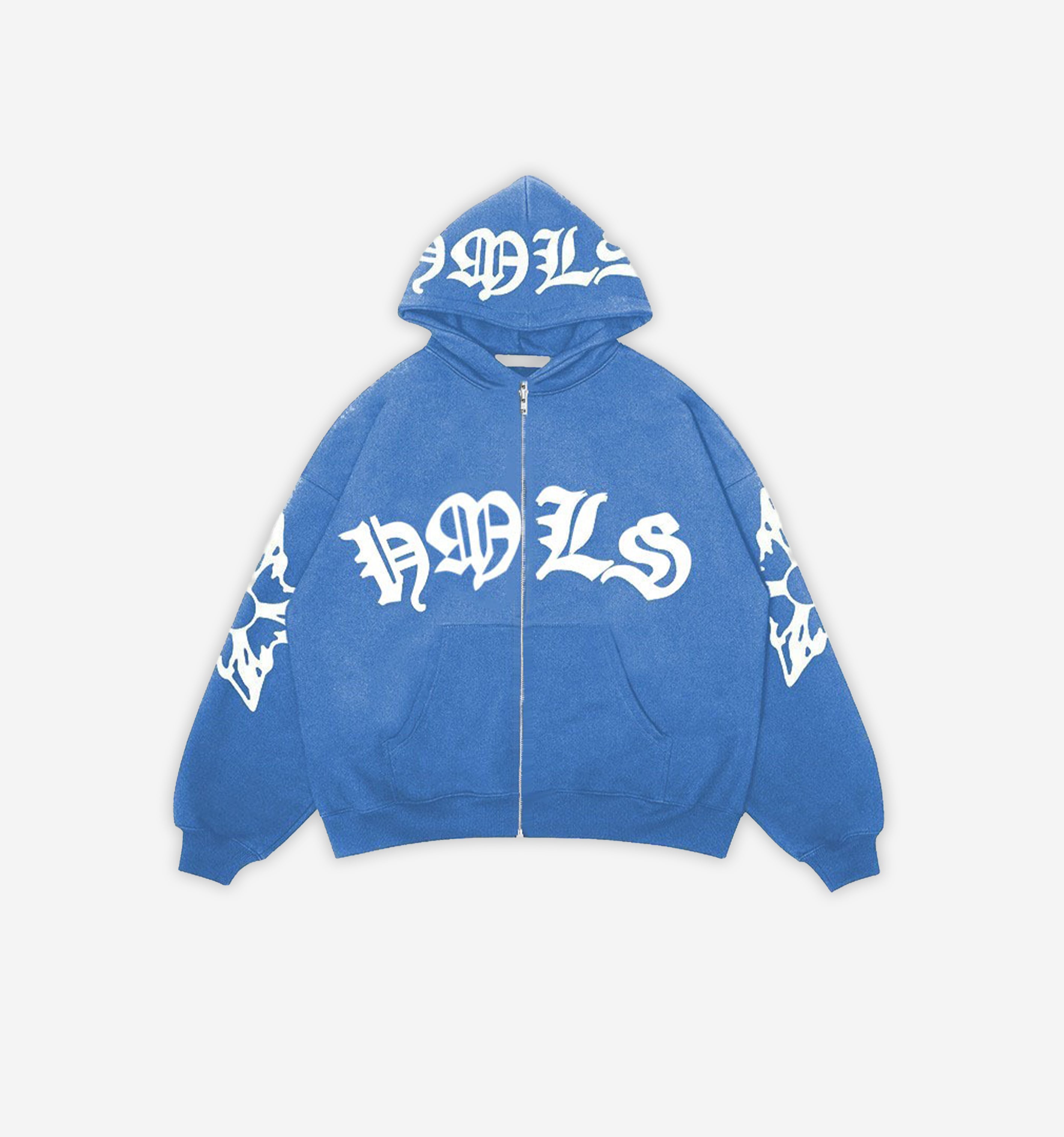 【MUDIDI】21FW★ Lettering zip sweat shirt 002 OATSBAS Y2K Zip Up Hoodie for Women Men Letter Print Star