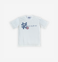 Black NY Era T-Shirt by 2KWRLD featuring a classic graphic design and comfortable fit, shown on a plain background.
