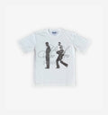 Black and white ERA T-shirt by 2KWRLD featuring a stylish graphic design on the front.