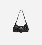 Red Nirvan shoulder bag by 2KWRLD with adjustable strap and spacious interior, perfect for everyday use.