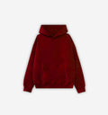 Red Basic Hoodie by 2KWRLD, featuring a comfortable fit and simple design, shown on a plain background.