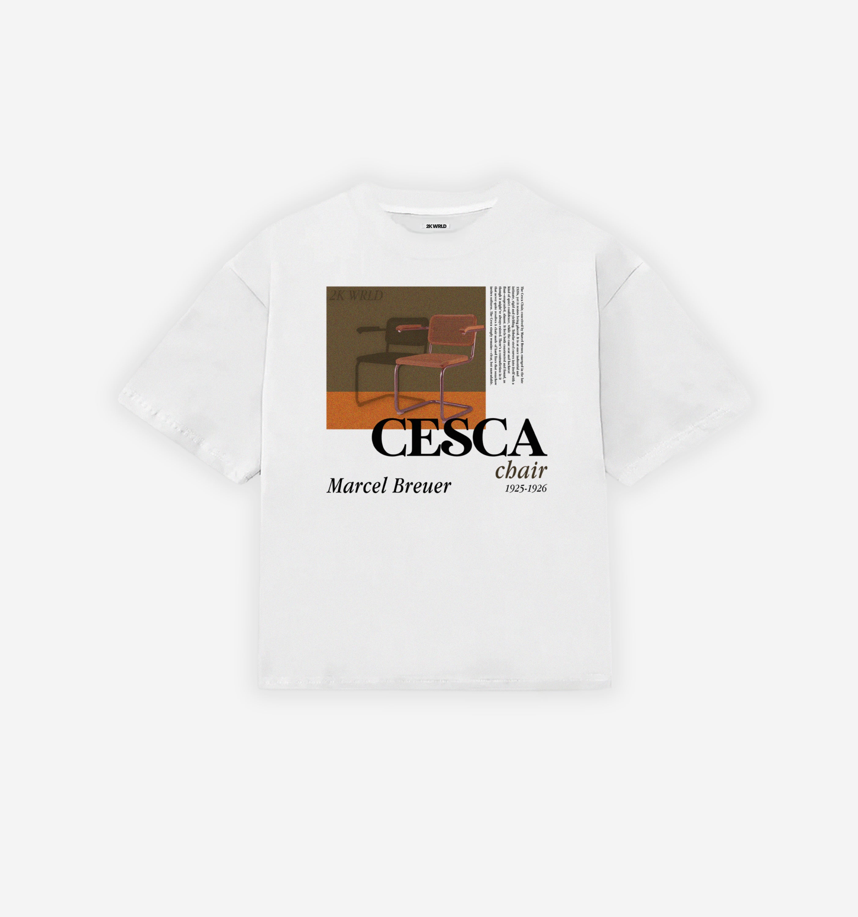 Cesca Chair T-Shirt (200 GSM) - 2K WRLD