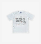 Black Jimi Hendrix T-shirt by 2KWRLD featuring a vibrant graphic print of Jimi Hendrix's portrait on soft cotton fabric.