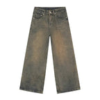 Dark wash Jungle Denim jeans by 2KWRLD featuring a slim fit cut and classic five-pocket design.